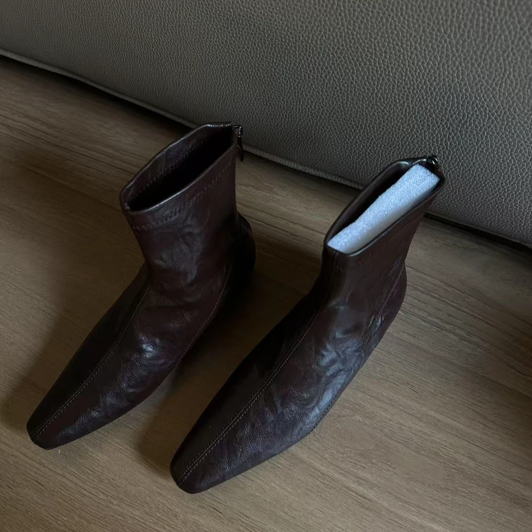 ZCANAL大倩推荐两色裸靴子7115-2