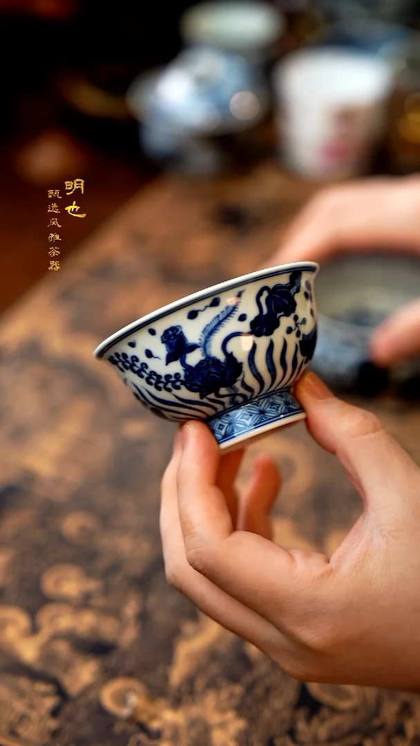 【闪购商品】1明也茶器/ 鱼杯一个