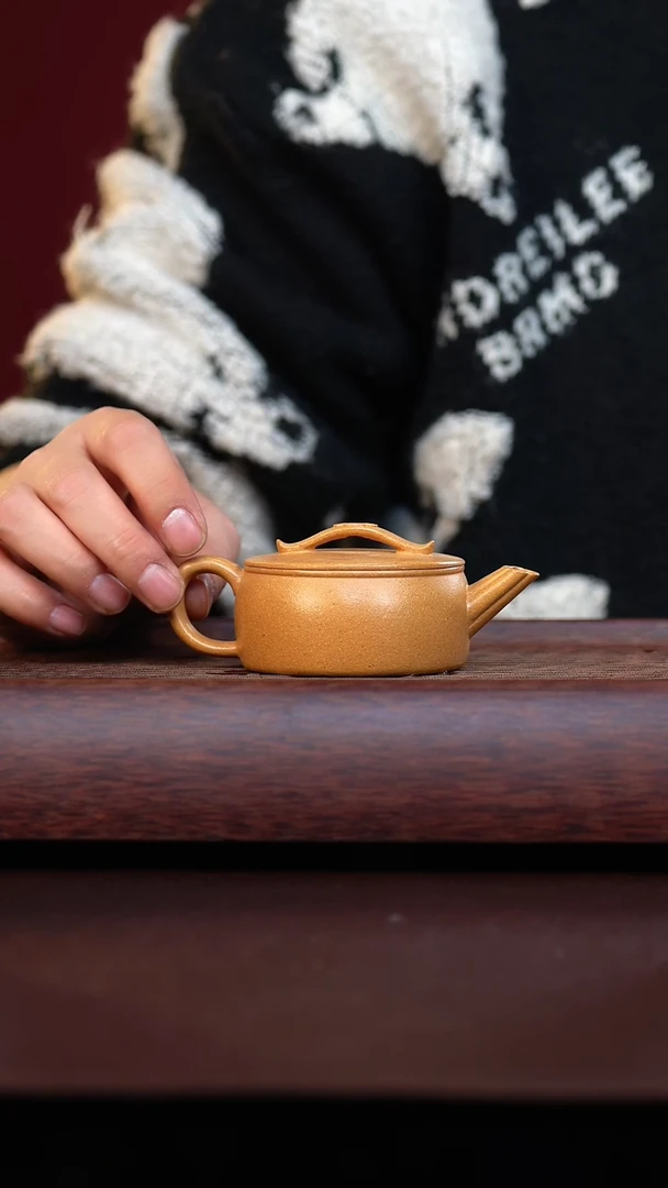 【闪购商品】手工原矿老段海棠如意汉瓦 120cc