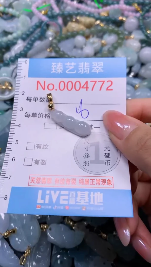 颈饰未镶嵌翡翠4772