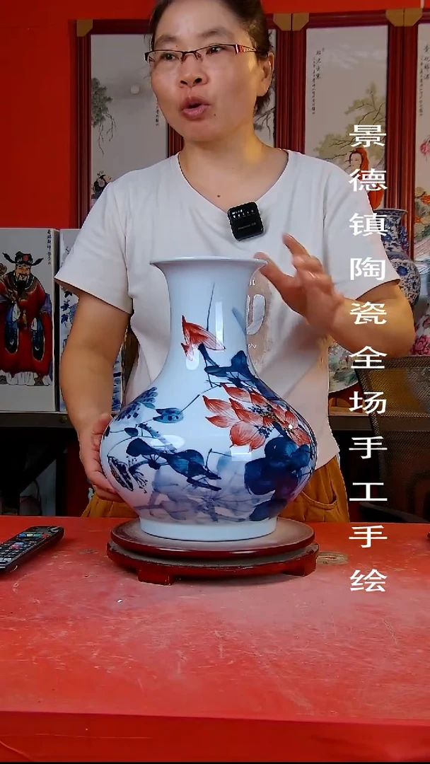 摆件景德镇陶瓷 全场手工手绘