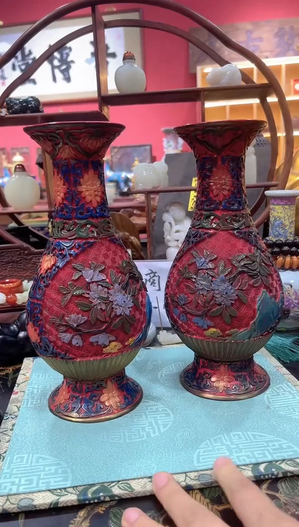 【晋博雅物】【漆器】对瓶006