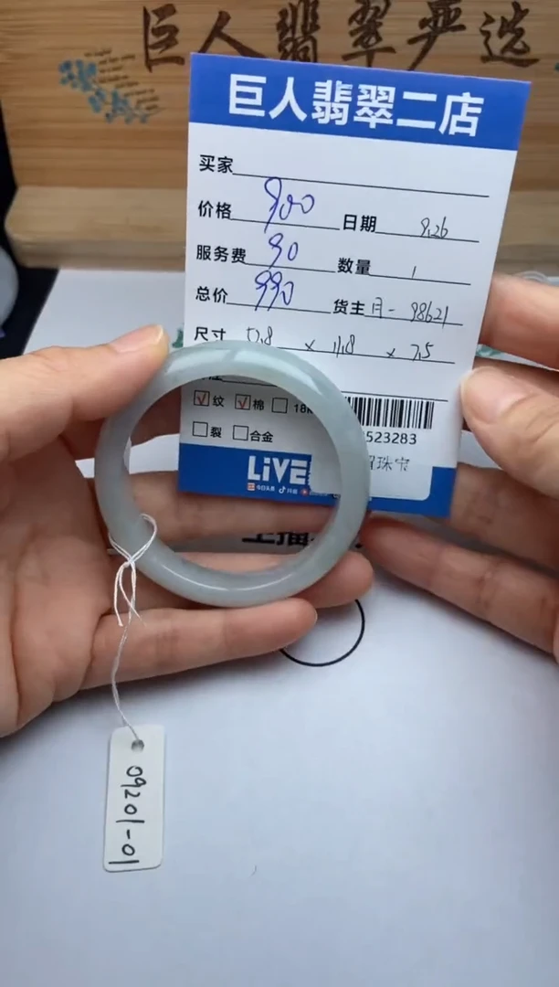 颈饰未镶嵌翡翠手镯多人-22523283