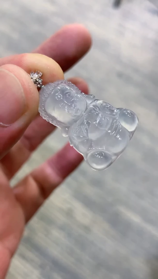 颈饰未镶嵌翡翠天然A货翡翠