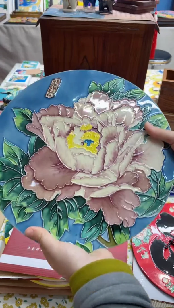 【闪购商品】瓷片30*30cm单瓷片牡丹花