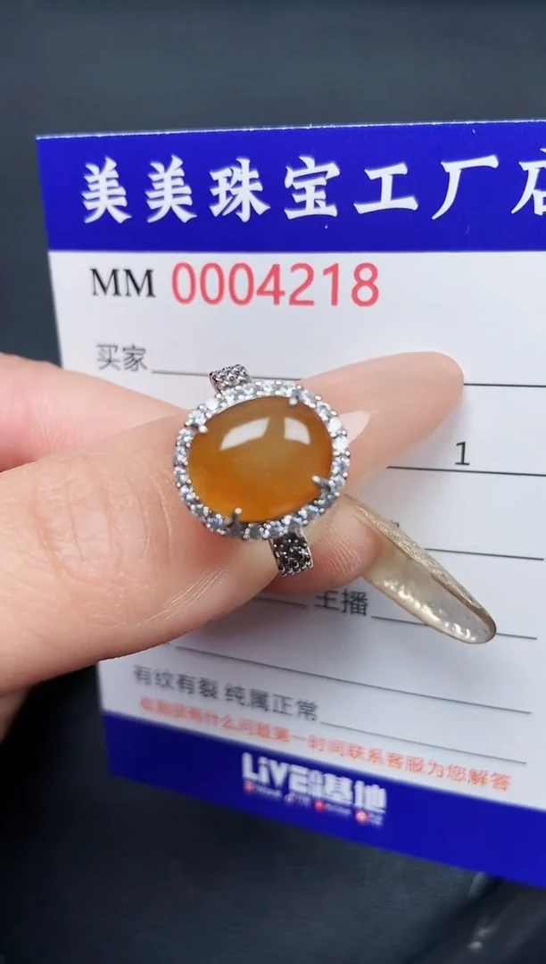 【闪购商品】翡翠颈饰银S925镶嵌4218