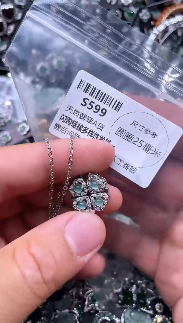 【闪购商品】翡翠未镶嵌颈饰S599项链