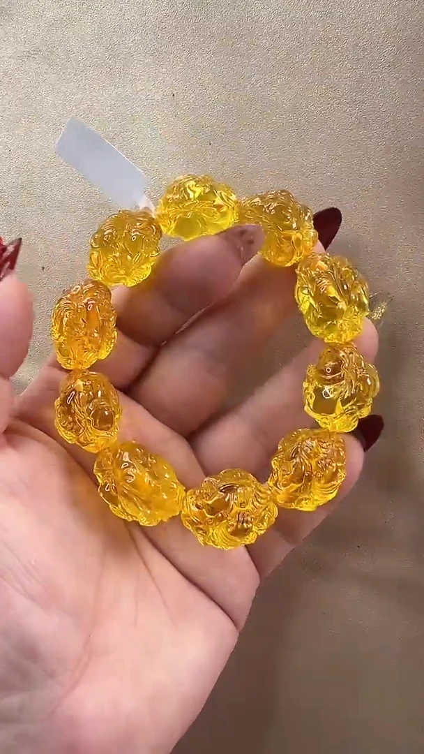 【闪购商品】琥珀手串未镶嵌手串