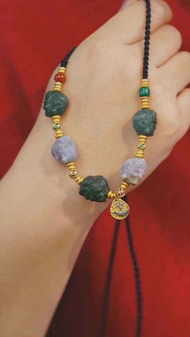 【闪购商品】玛瑙/玉髓项链未镶嵌多样性发其一