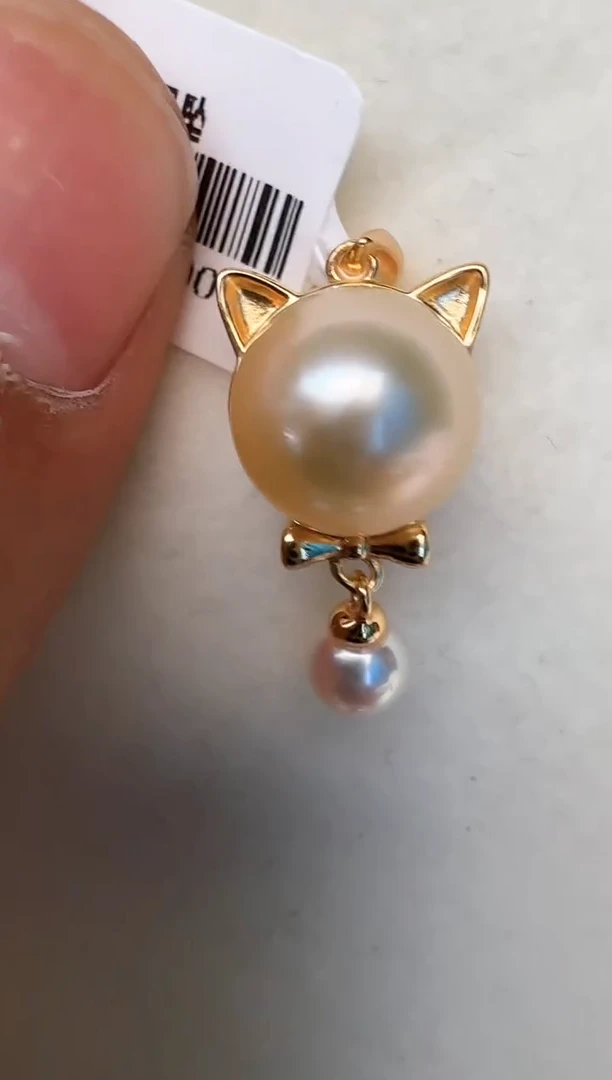 海水珍珠银S925镶嵌颈饰吊坠