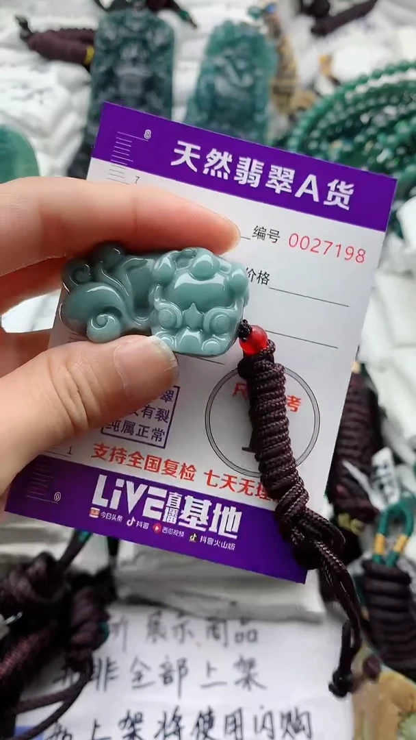 翡翠未镶嵌颈饰9