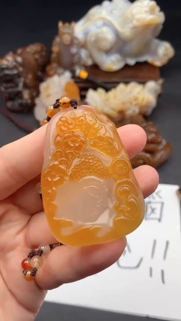 【闪购商品】玛瑙/玉髓颈饰合金1