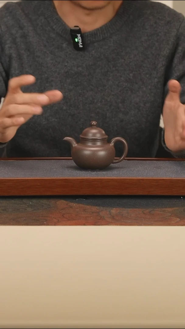 紫砂茶壶寿珍掇球壶