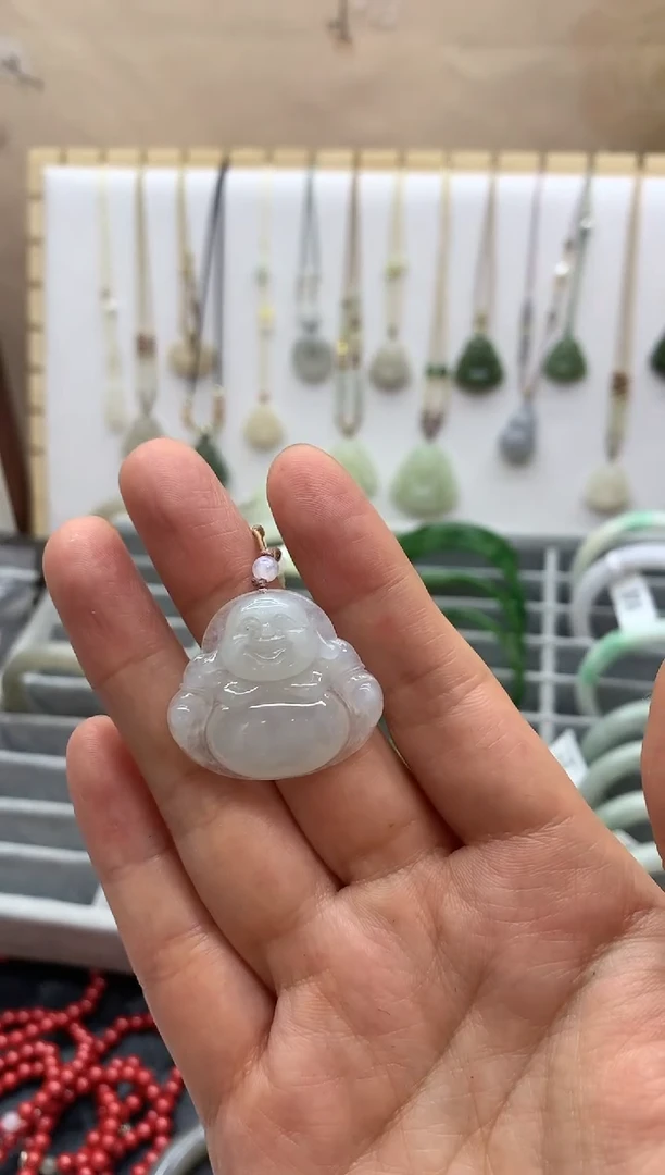 【闪购商品】翡翠颈饰未镶嵌佛公3