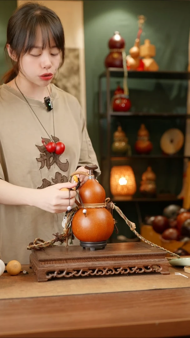 121号精品天然大漆酒葫芦一物一拍~
