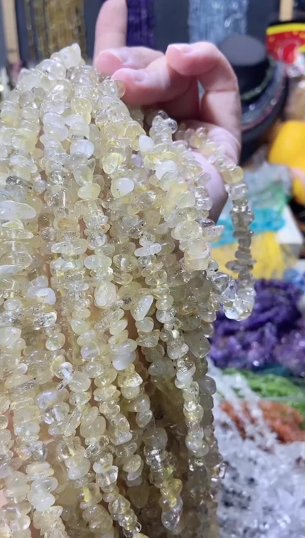 未镶嵌珠宝半成品水晶金发晶