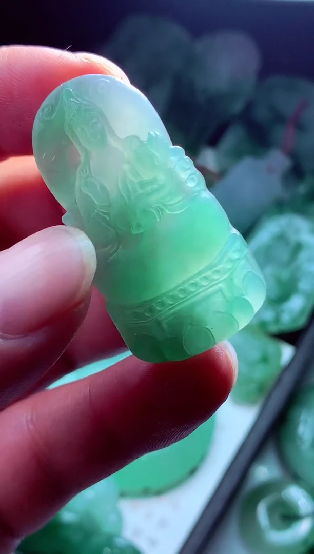 未镶嵌定制翡翠袁*#翡翠毛货定制