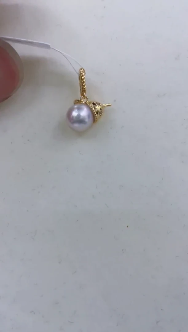 颈饰银S925镶嵌海水珍珠