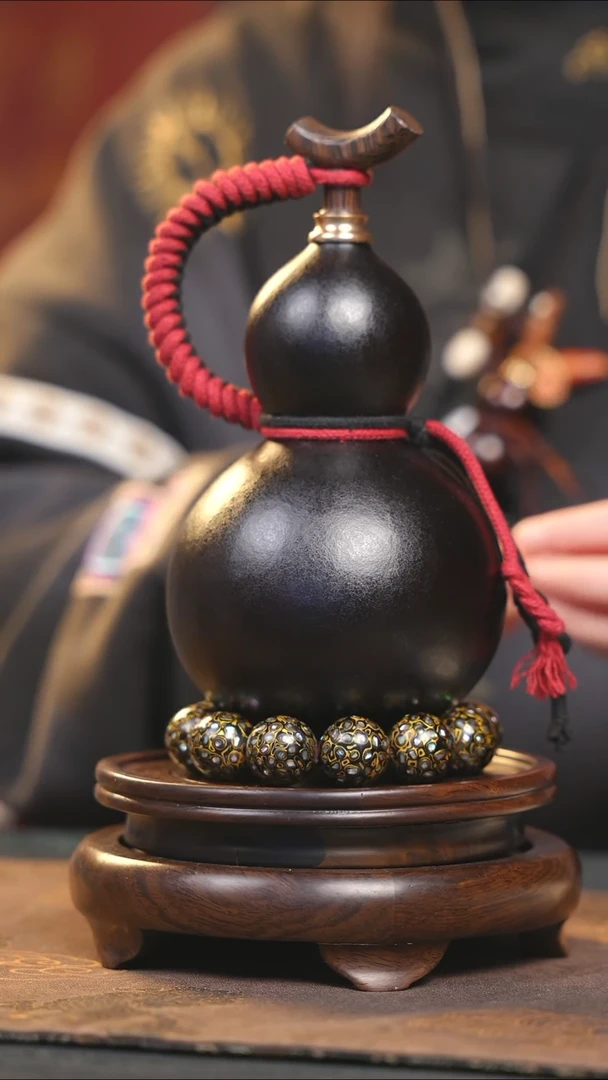 【闪购商品】YS240大漆酒葫芦不包手串及旋转底座