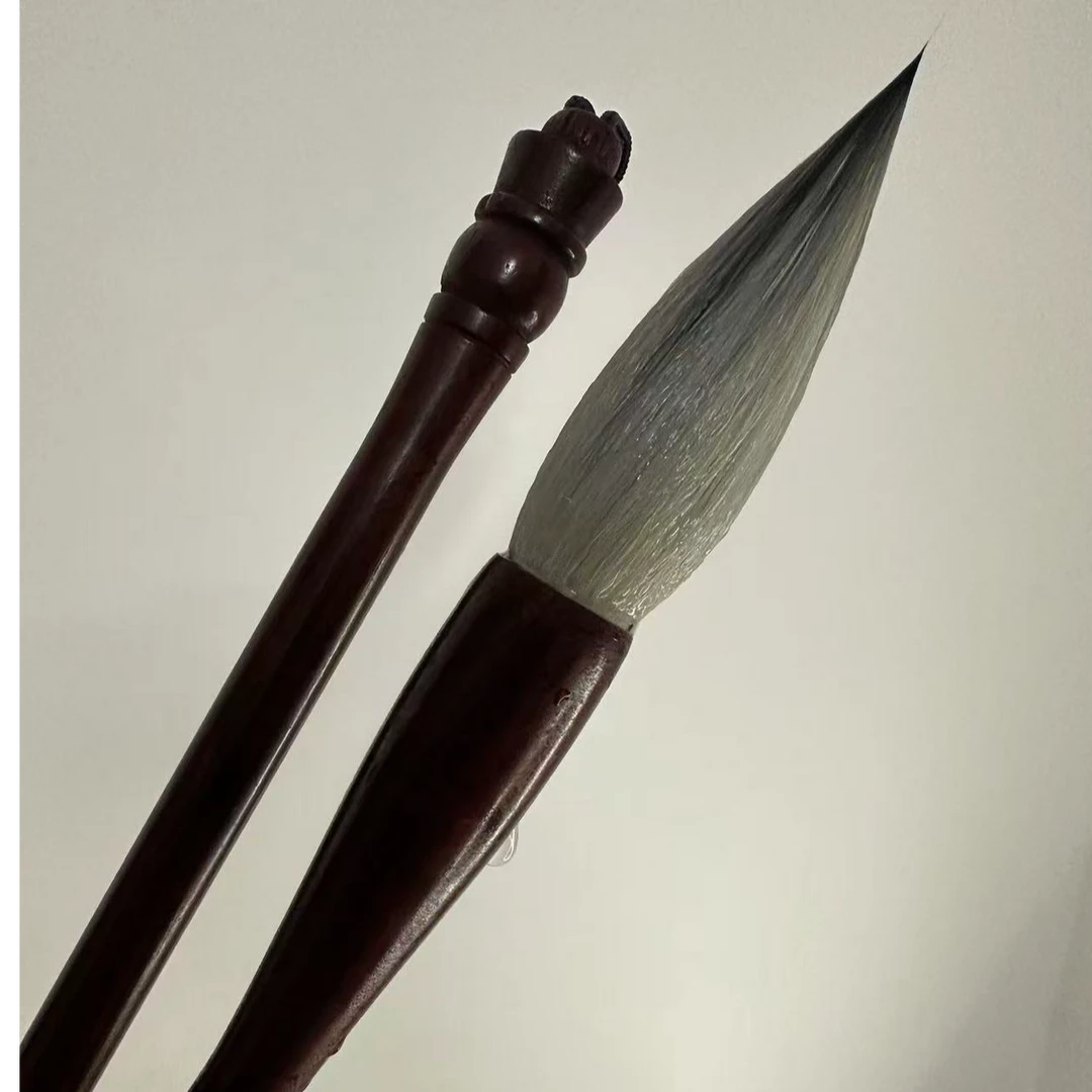 （令狐加大）出锋6口径1.45偏软弹型纯毛行草对联大字作品专用毛笔