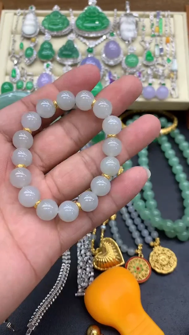 未镶嵌手串翡翠500-中国好珍宝