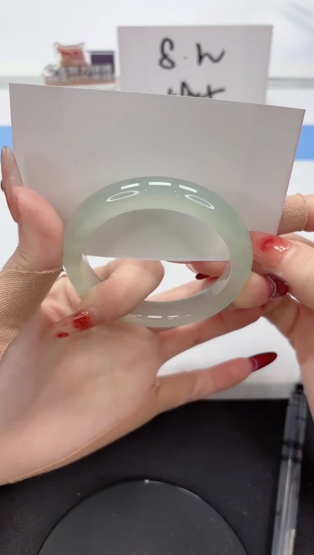 【闪购商品】石英质玉手镯未镶嵌A131-54.2