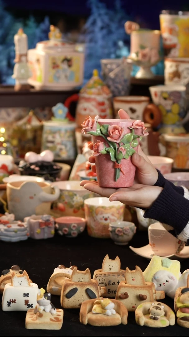 其他陶景德镇釉下彩手绘设计师款陶瓷