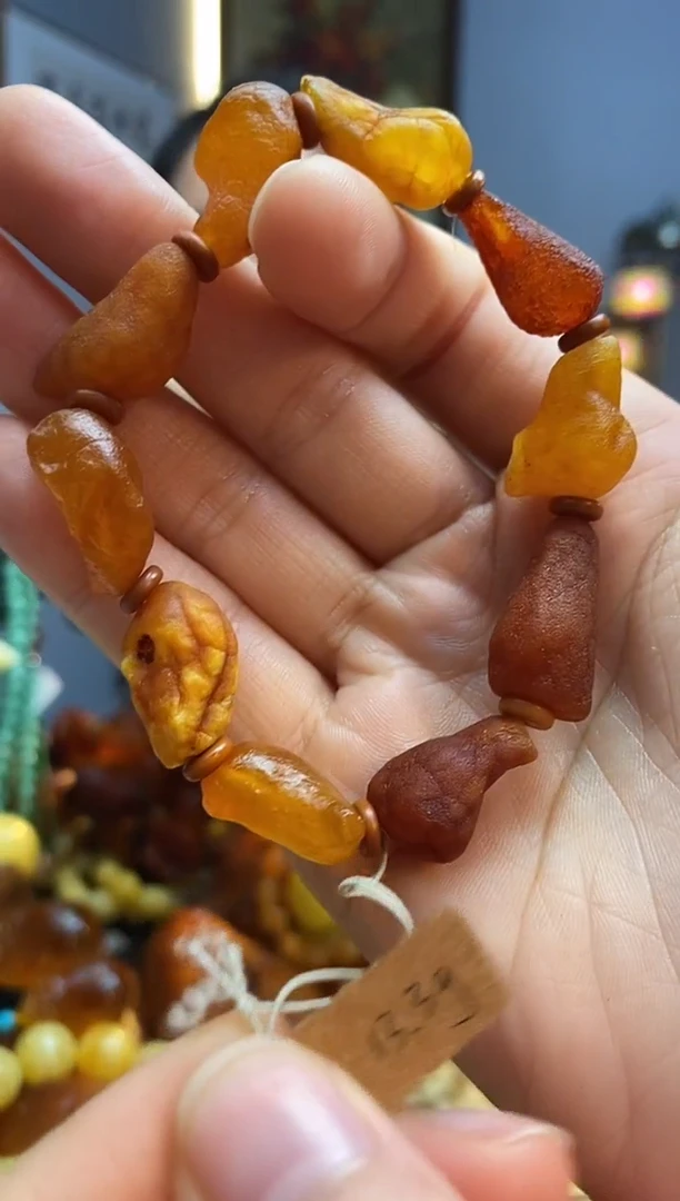 手链琥珀未镶嵌手串