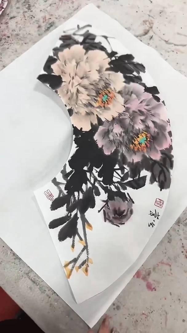 国画李火庆/国画/花鸟