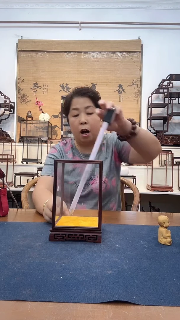 红酸枝木类玻璃罩471