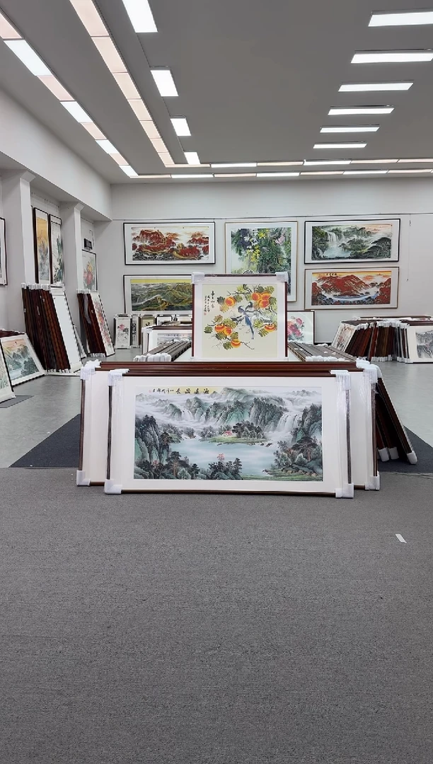 国画手绘  172*85 源远流长