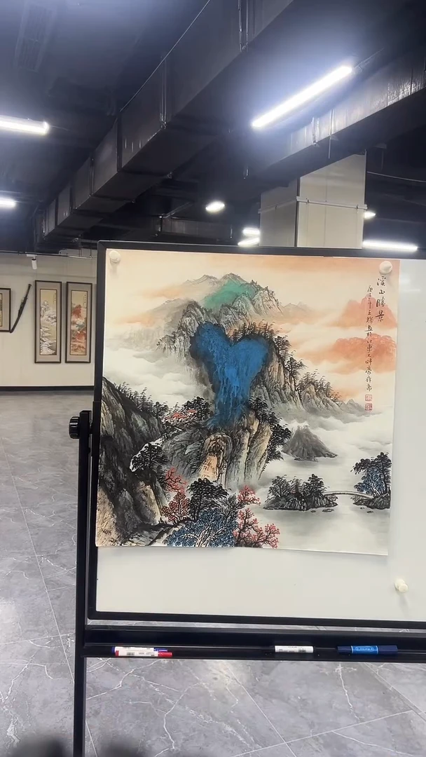 国画泼墨手绘作品
