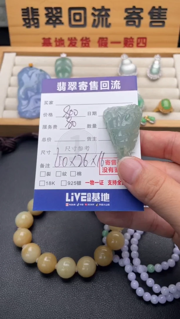 颈饰未镶嵌翡翠10147021