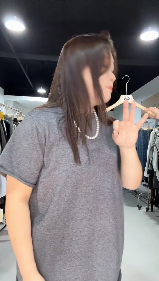 870-上衣针织灰色··
