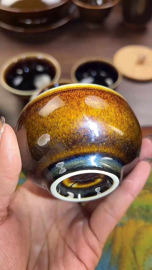 禅定主人杯原矿釉窑变