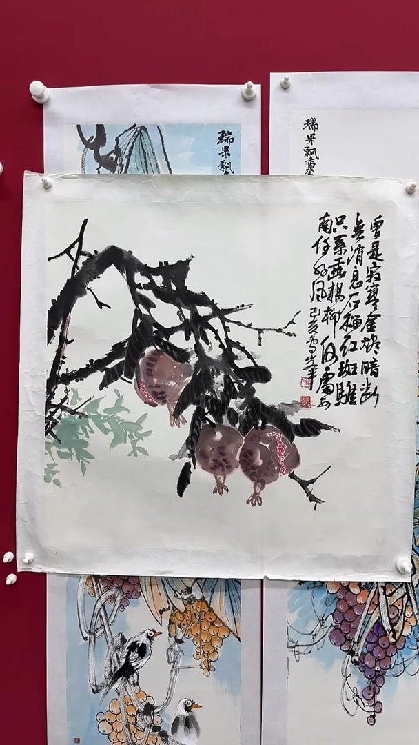 国画谢雪峰4平尺作品