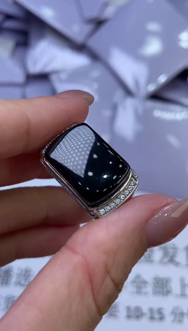 翡翠挂件银S925镶嵌316656/多样性发一件