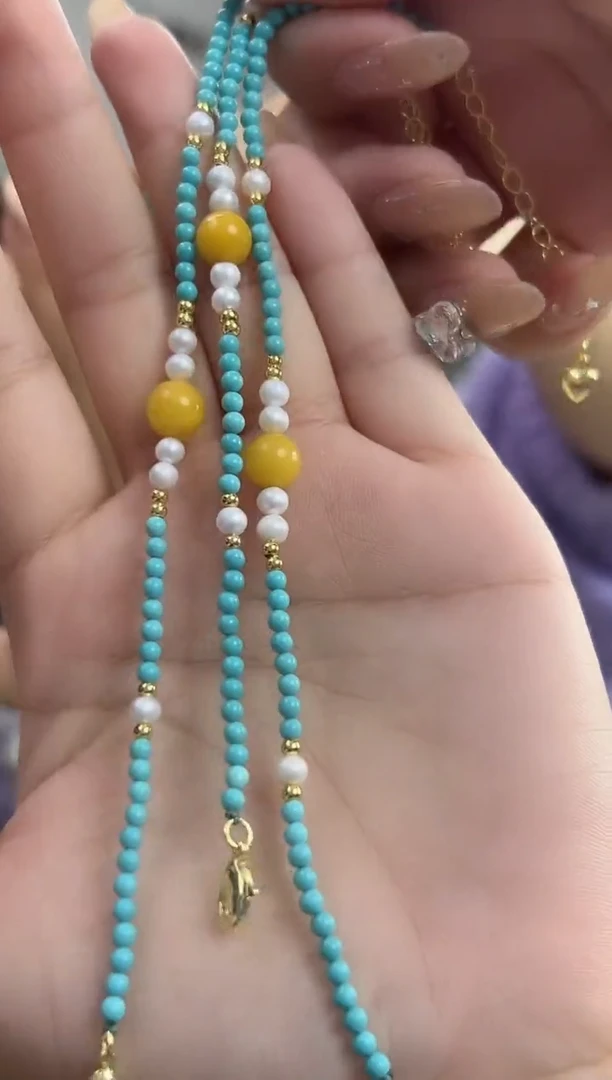 裸石琥珀未镶嵌天然琥珀蜜蜡手链多样性发一条