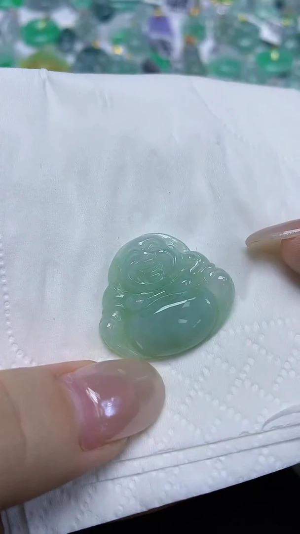 翡翠未镶嵌颈饰天然缅甸翡翠A货