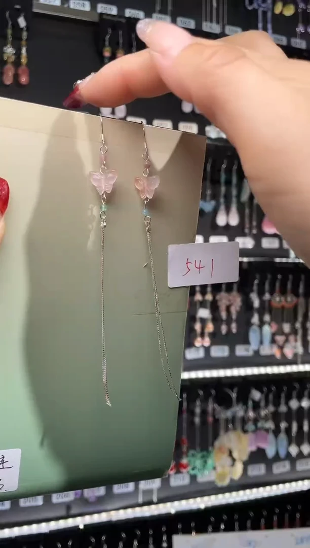 【闪购商品】紫晶耳饰银S925镶嵌喜欢拍