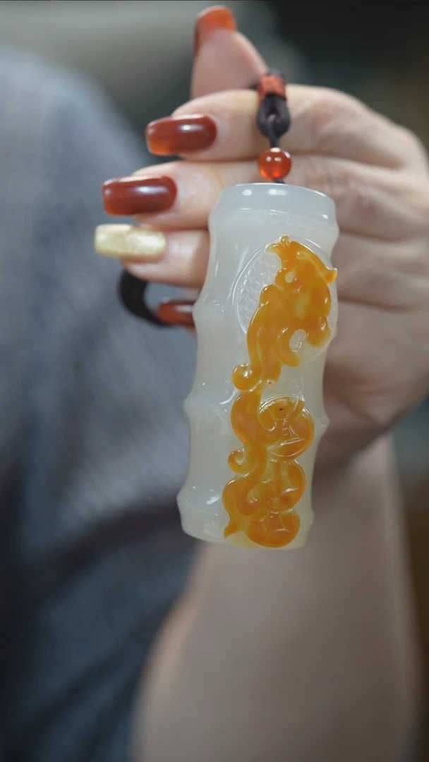 未镶嵌手把玛瑙/玉髓节节高升