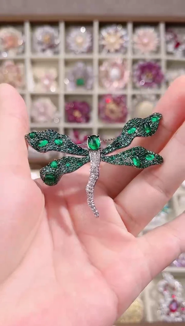 锆石铜合金绿蜻蜓
