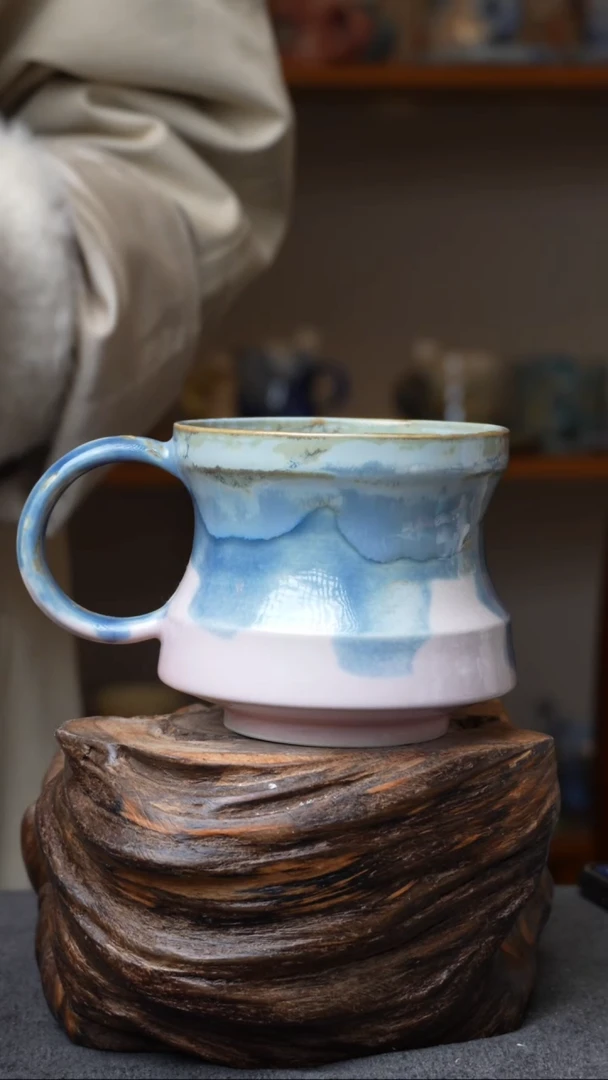 杯子陶566景德镇手创颜色釉杯（食品级）