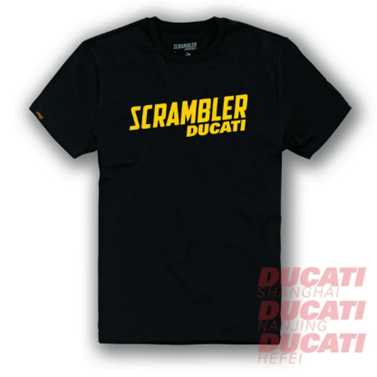 杜卡迪Scrambler MILESTONE 黑色T恤