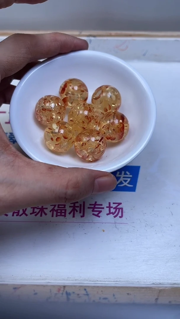 裸石琥珀未镶嵌M547 花 珀20mm1颗8元