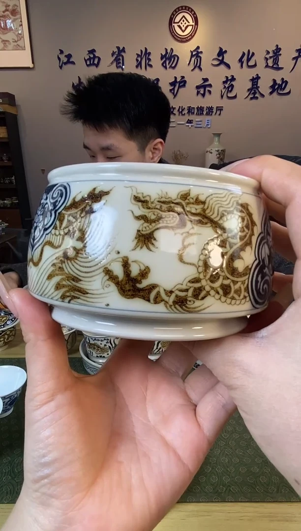 【闪购商品】景德镇青花手工手绘陶瓷