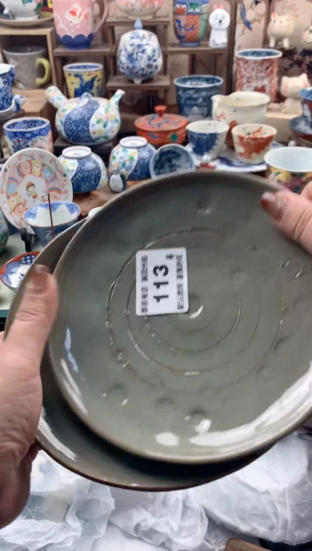 瓷片巧*力113号九姑娘工艺品瓷器