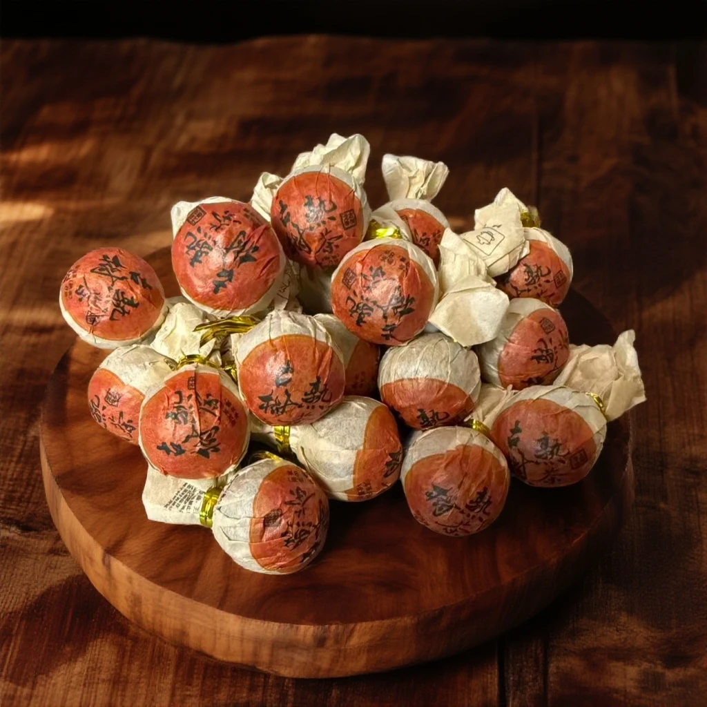 【古树熟茶龙珠】2019年 普洱茶熟茶  7-8克