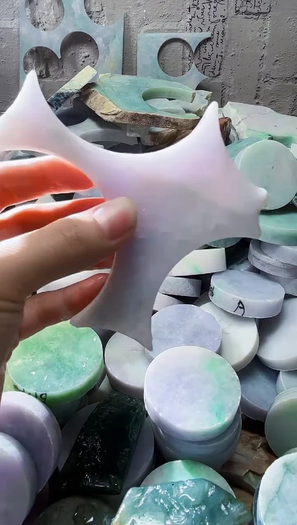 裸石翡翠天然翡翠A货434