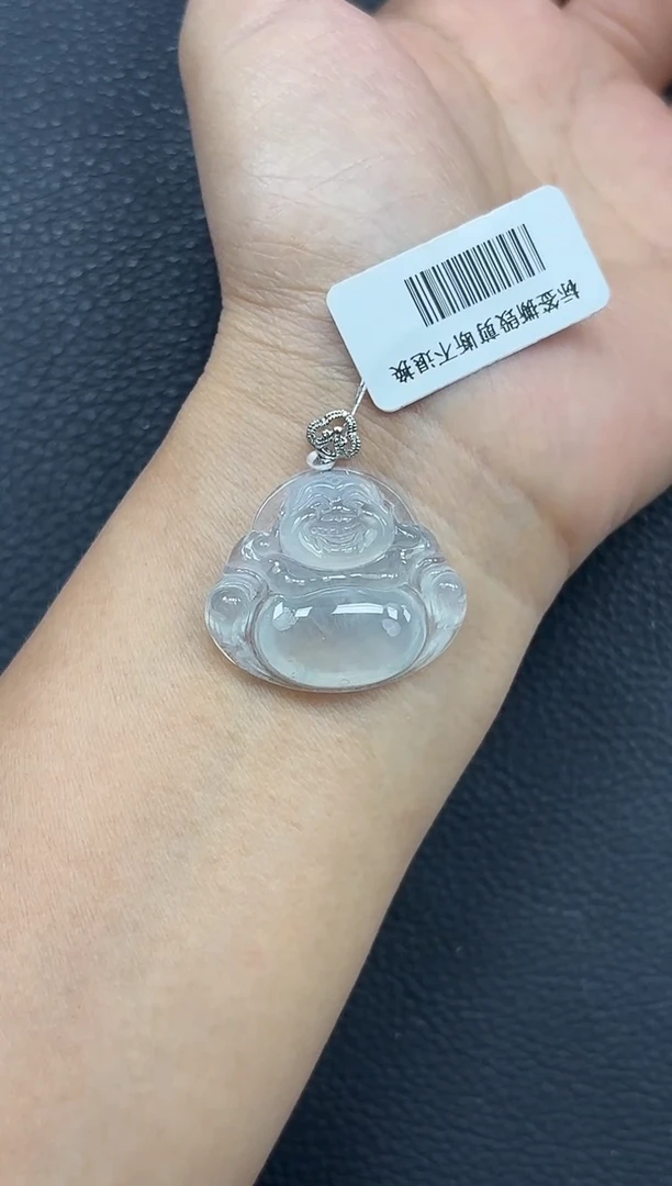 颈饰18K金镶嵌翡翠YM1109-2 佛公